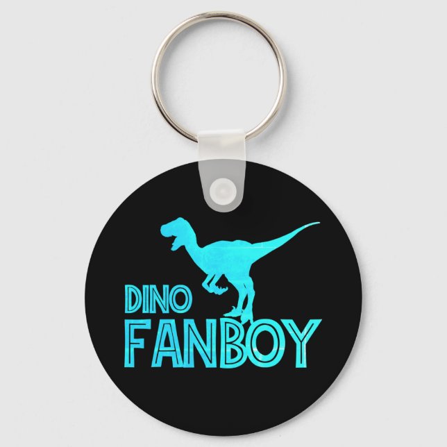 Dino Fanboy - Dinosaur Lover Schlüsselanhänger (Vorderseite)