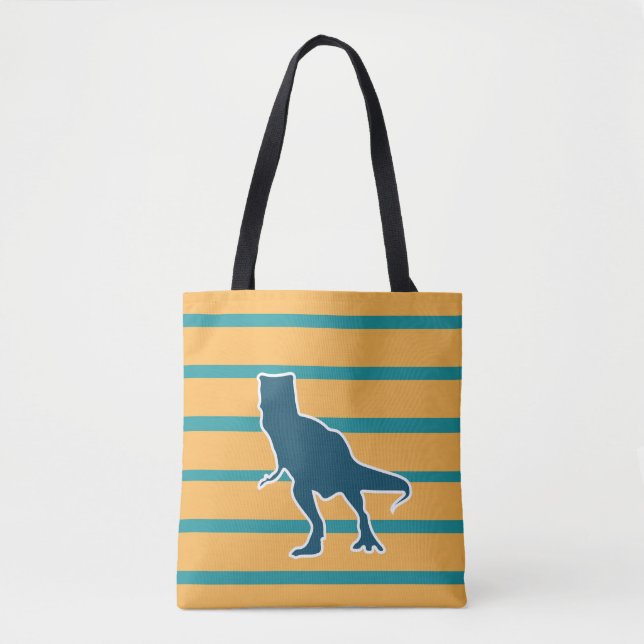 Dino farbenfrohe Kindertasche, Jurassik Dinosaurie (Vorderseite)