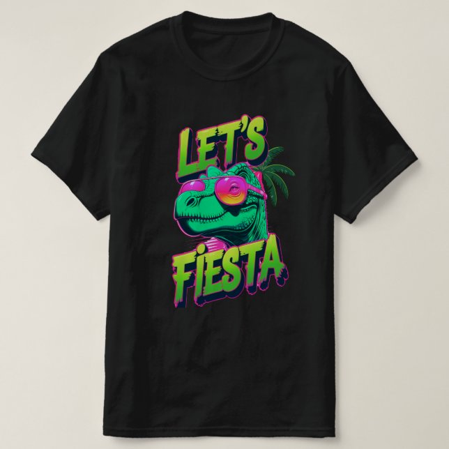 Dino Fiesta Vibes T-Shirt (Design vorne)