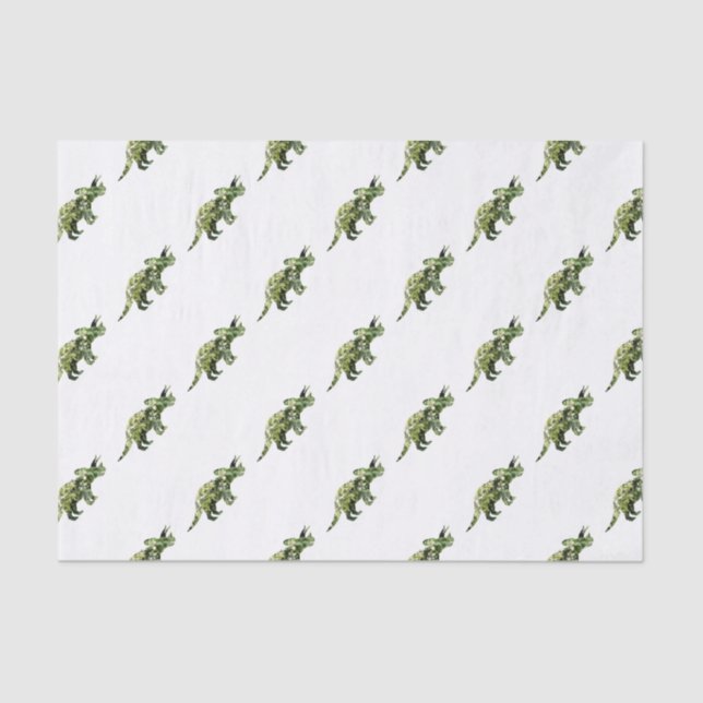 Dino_fnature-lustig-packingpaper-tiled_YIH Seidenpapier (Vorderseite)
