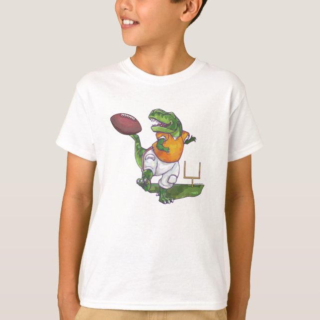 Dino Football Player T-Shirt (Vorderseite)