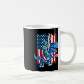 Dino Freiheitsstatue 4. Juli Trex American F Kaffeetasse