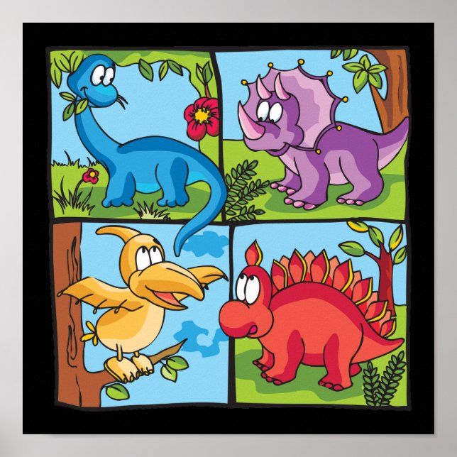 Dino Friends Poster (Vorne)
