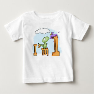 Dino Fun 1. Geburtstag Baby T-shirt