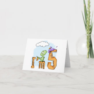 Dino Fun 5. Geburtstag Einladung