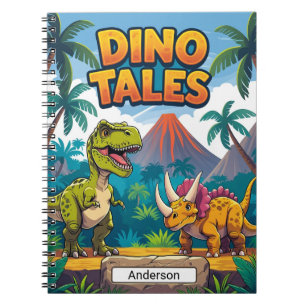 Dino-Geschichten – Personalisiertes prähistorische Notizblock