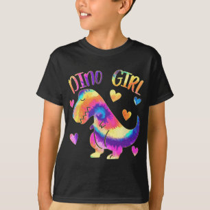 Dino Girl - Dinosaur Lover - Gefärbte Krawatte Nie T-Shirt