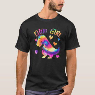 Dino Girl - Dinosaur Lover - Gefärbte Krawatte Nie T-Shirt