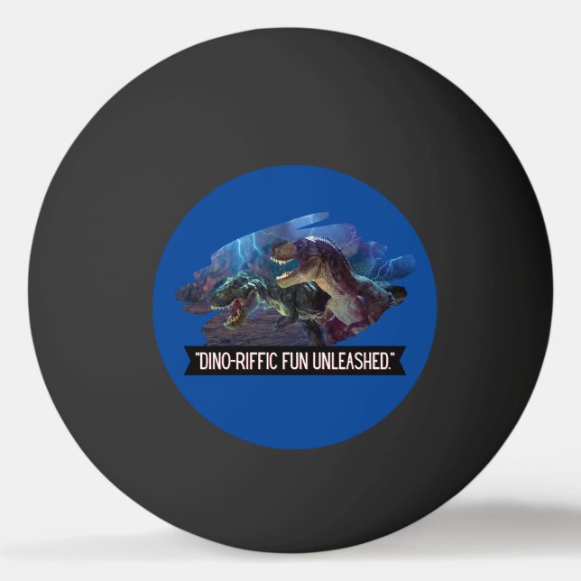 Dino - großartige Fundstelle Tischtennisball (Vorderseite)