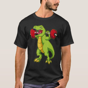 Dino Gym Workout Dinosaur-Bodybuilding T-Shirt