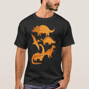 Dino-Hähnchen-Nugget Lustige Dinosaurier-Form-Nugg T-Shirt