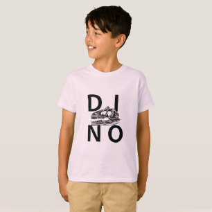 DINO - HÄNGE TAGLESS® T - Shirt für hellrosa Kinde