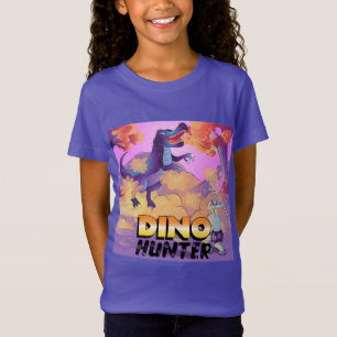 Dino Hunter Illustration T - Shirt