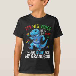 Dino ich bin seine Stimme er ist mein Herz ich tra T-Shirt