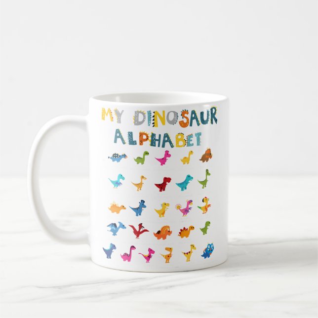 Dino Identification Kaffeetasse (Links)