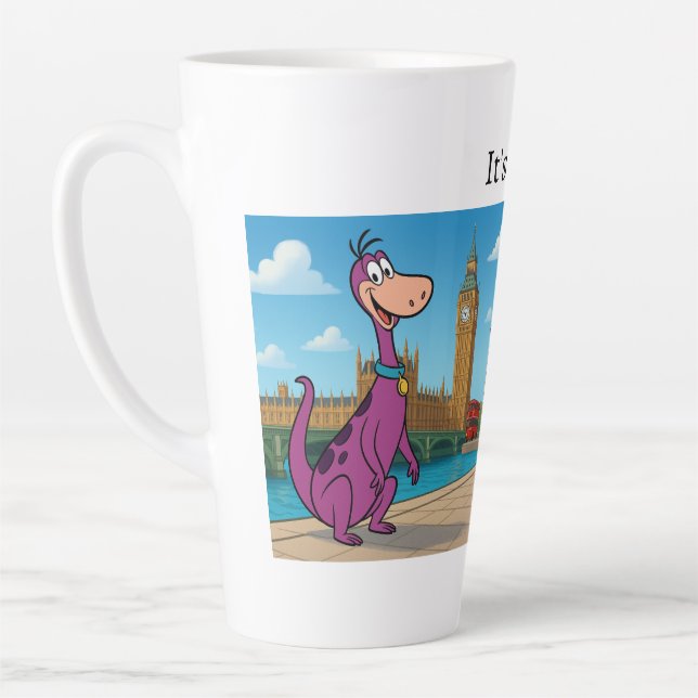 Dino in London Milchtasse (Links)