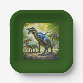 Dino Jungle Adventure Pappteller