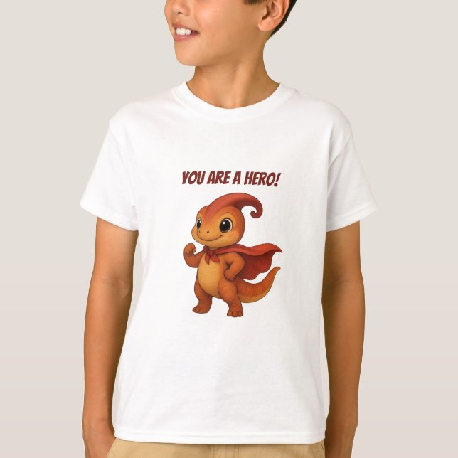 Dino Kammli Superhero „You are a Hero“ T‑Shirt T-Shirt (Vorderseite)