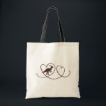 Dino Liebe – Herzlinien Parasaurolophus Tragetasche<br><div class="desc">Ein zartes Herzlinien‑Design mit einem Parasaurolophus,  das Liebe und Verbundenheit ausdrückt. Ideal als kleines Geschenk,  als Zeichen der Zuneigung oder einfach,  um jemandem ein Lächeln zu schenken. Ein warmes,  minimalistisches Motiv für Dino‑Fans und Herzensmenschen.</div>