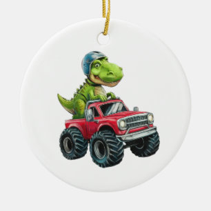Dino Liebe Ride Keramik Ornament