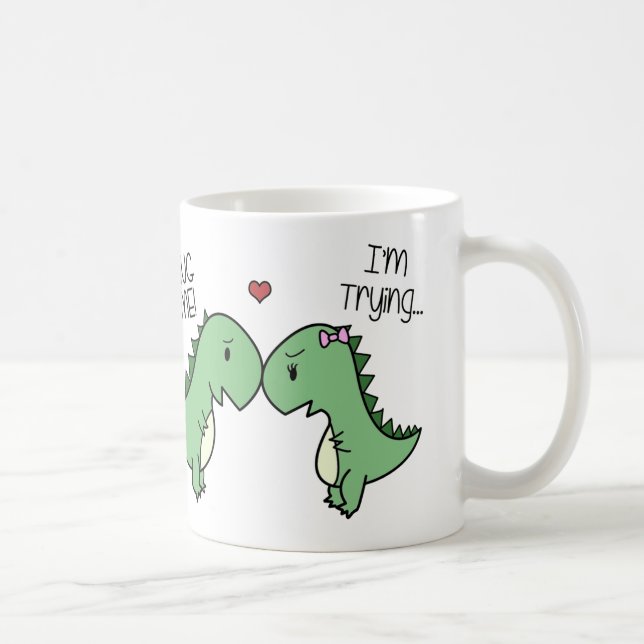 Dino-Liebe-Tasse! Tasse (Rechts)