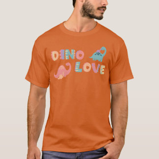 Dino Love Geschenk T-Shirt