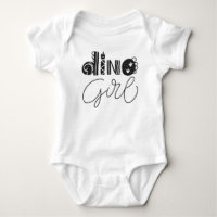 Dino-Mädchen Baby Bodysuit - Süße Dinosaurier-Graf