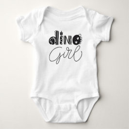 Dino-Mädchen Baby Bodysuit - Süße Dinosaurier-Graf Strampler