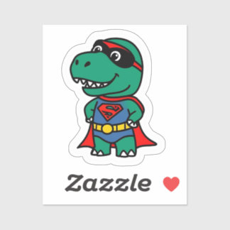 Dino-Man-Sticker Aufkleber