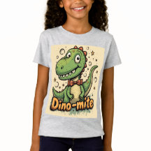 Dino Mate T - Shirt für Mädchen - Spaß und Niedlic