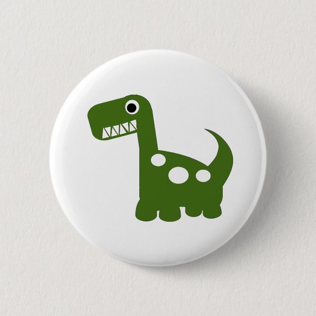 Dino-Milbe Knopf Button (Vorderseite)