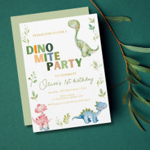 Dino-mite 1. Geburtstags-Party