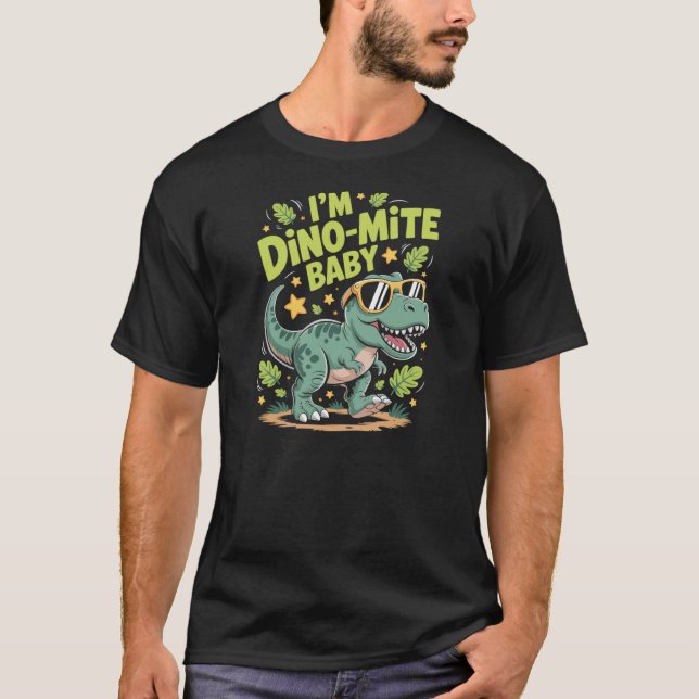 Dino-Mite Baby Shirt (Vorderseite)