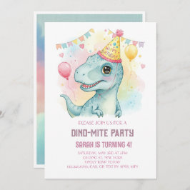 DINO-MITE BIRTHDAY EINLADUNG