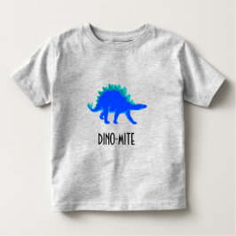 DINO-MITE!  Blauer Dinosaurier (Stegosaurus), Kleinkind T-shirt