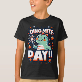 "Dino-Mite Day" für Kinder - Spaß und festlicher D T-Shirt