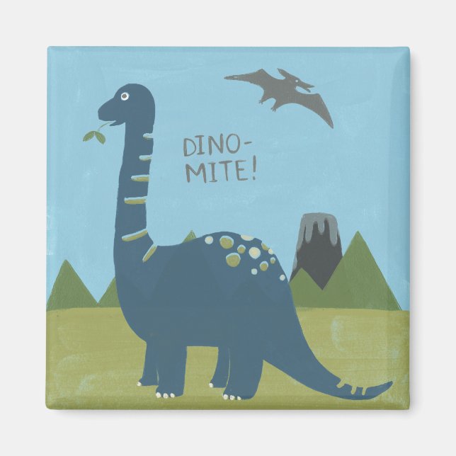 Dino-mite Dinosaur Magnet (Vorne)