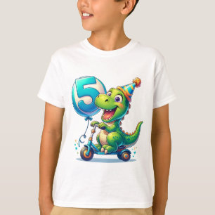 Dino-mite Five: Roaring in das Fünfte Jahr T-Shirt