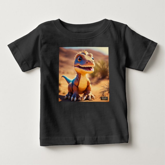 Dino-Mite Lion Baby T-shirt (Vorderseite)