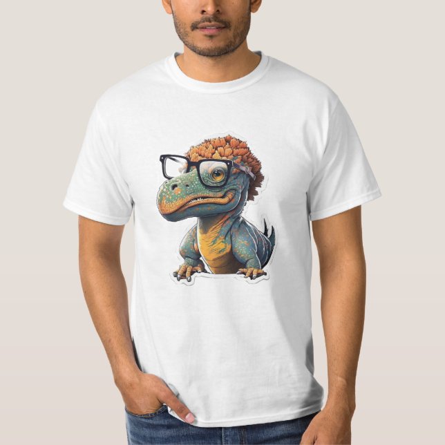 Dino-mite-Stil: Der spektakuläre Dinosaurier-T - S T-Shirt (Vorderseite)