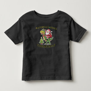 "Dino-Mite Weihnachten: Kleinkind T-shirt