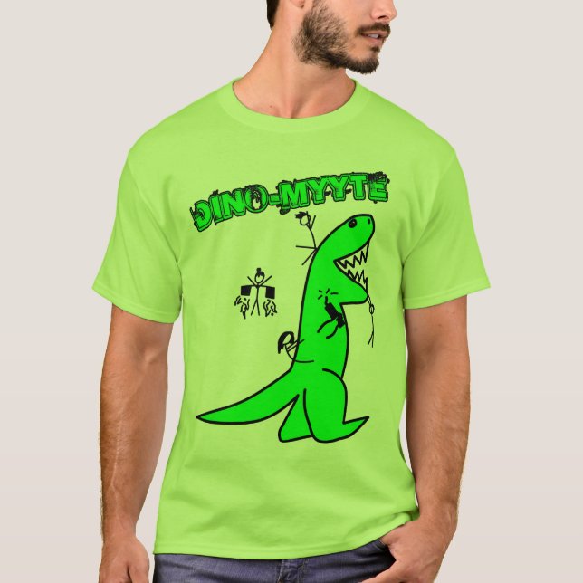 DINO-MYYTE. T-Shirt (Vorderseite)