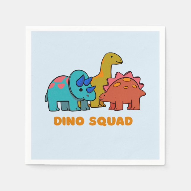 Dino Napkins Serviette (Vorderseite)