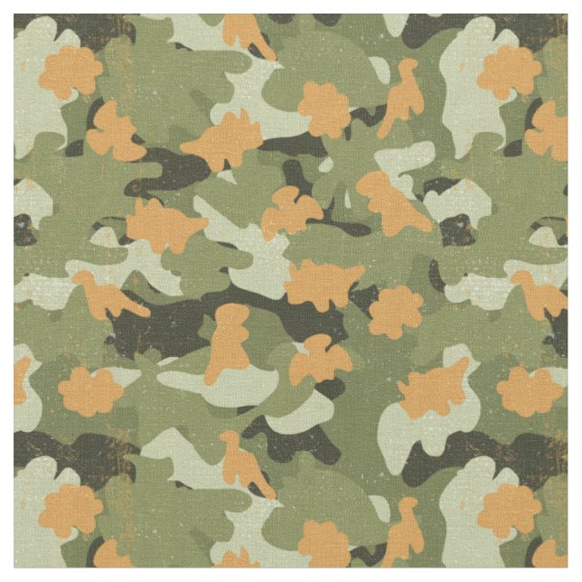 Dino nuggets militärische Stimmung Stoff (Nahaufnahme)
