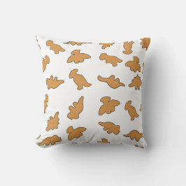 Dino Nuggets Pattern Kissen