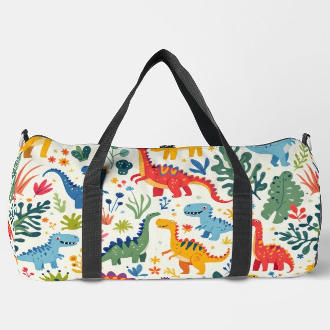 Dino Paradise Duffle Bag (Vorderseite)