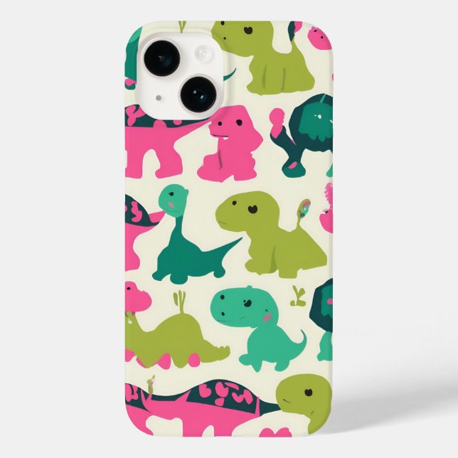 Dino Party Case-Mate iPhone Hülle (Rückseite)