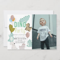Dino Party Dinosaur Boy Foto Geburtstag