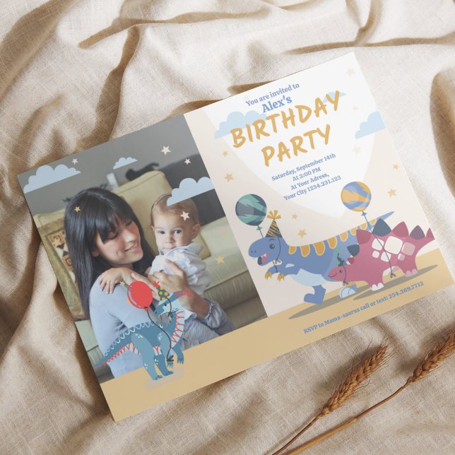 Dino-Party Einladungen: Spaß & Easy Scrip Einladung (Roar-some Dino Party Invitations! Fun & Customizable Templates)