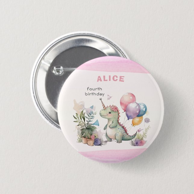 Dino Party Giro del Malcantone Button (Vorne & Hinten)